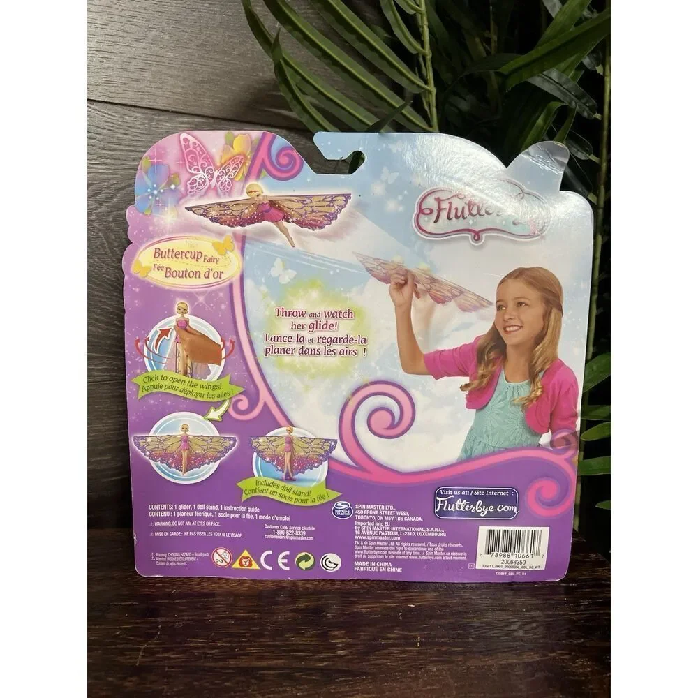 Spin Master FlutterBye Fairy Meadow Glider Buttercup. NIB!